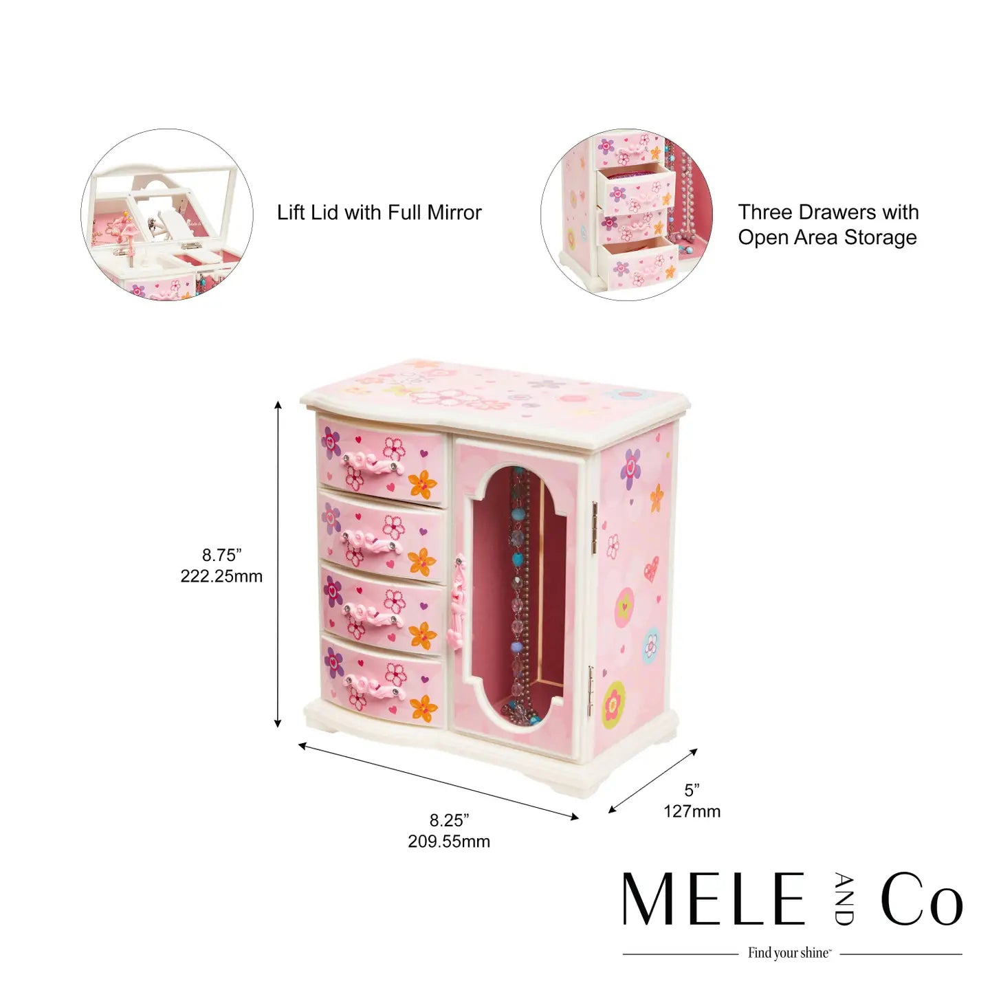 Kelly Girls Musical Ballerina Jewelry Box