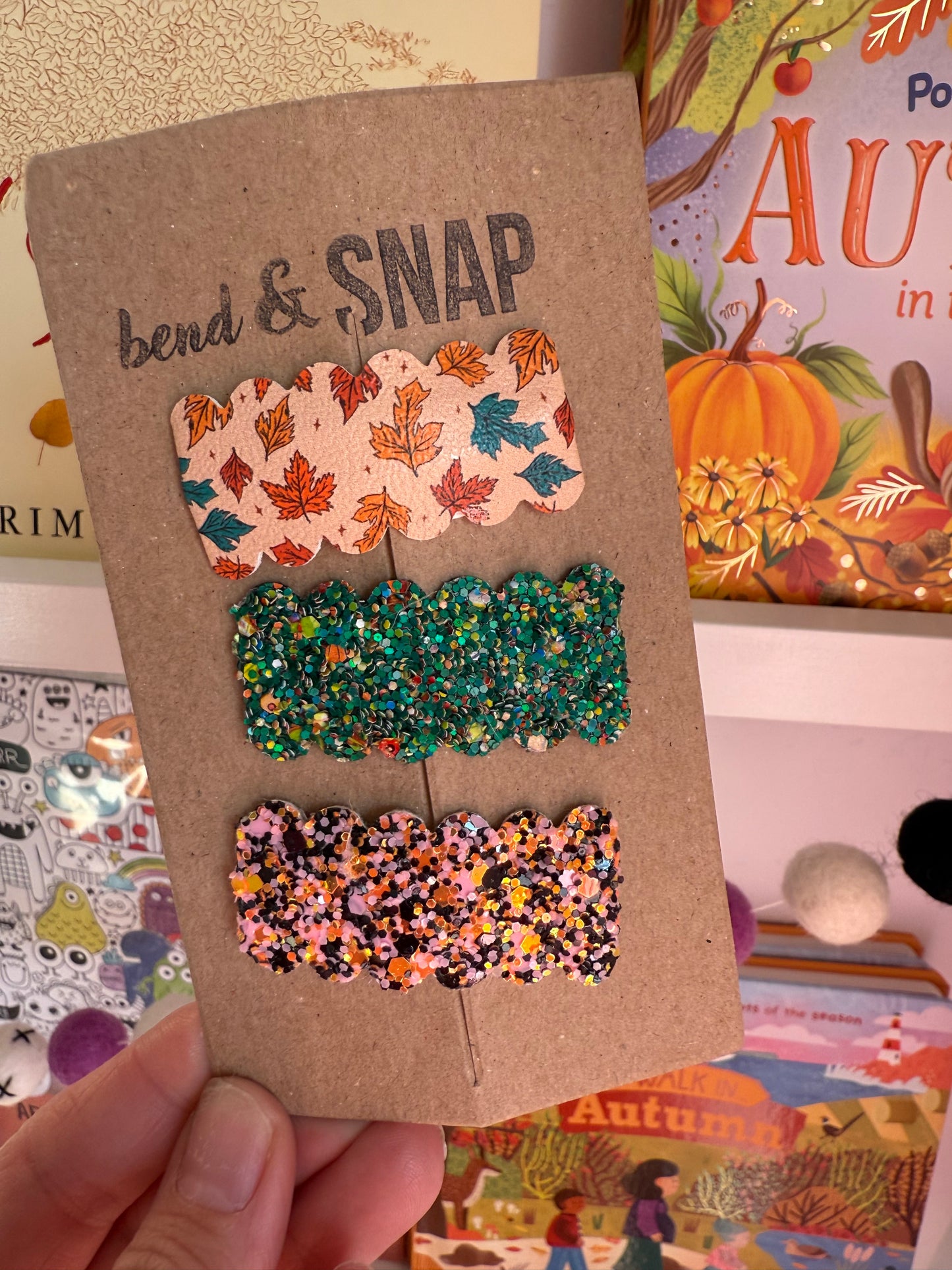 Halloween 3 Pack Snap Clip