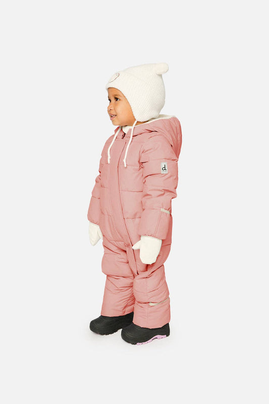 Baby Cloud One Piece Snowsuit Pale Dusty Pink: 9m
