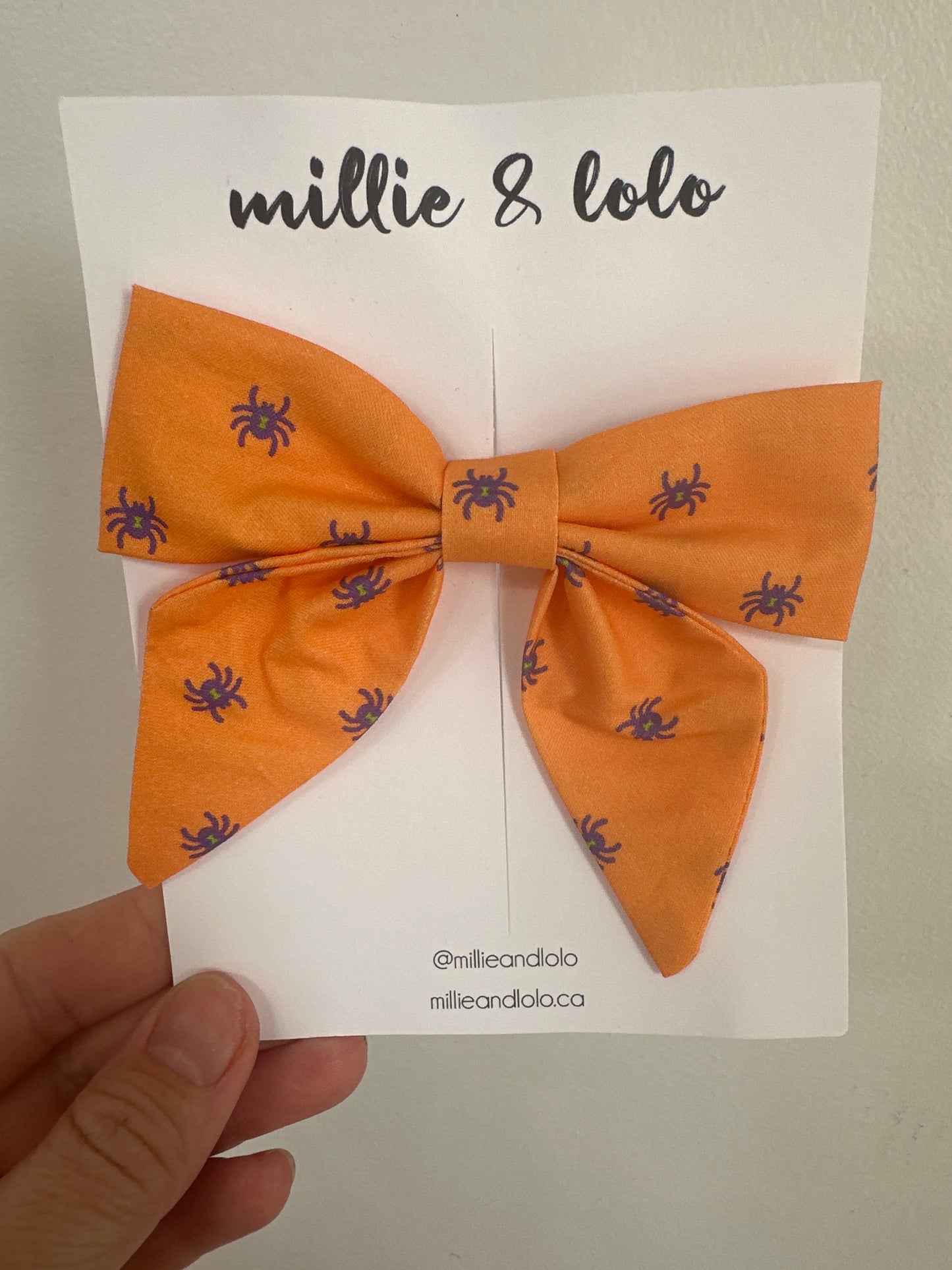 Orange Spiers Adeline Bow