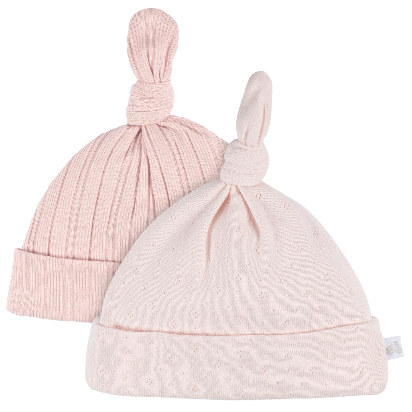 4 Piece Hat and Mittens- Pink (0-6 Months)