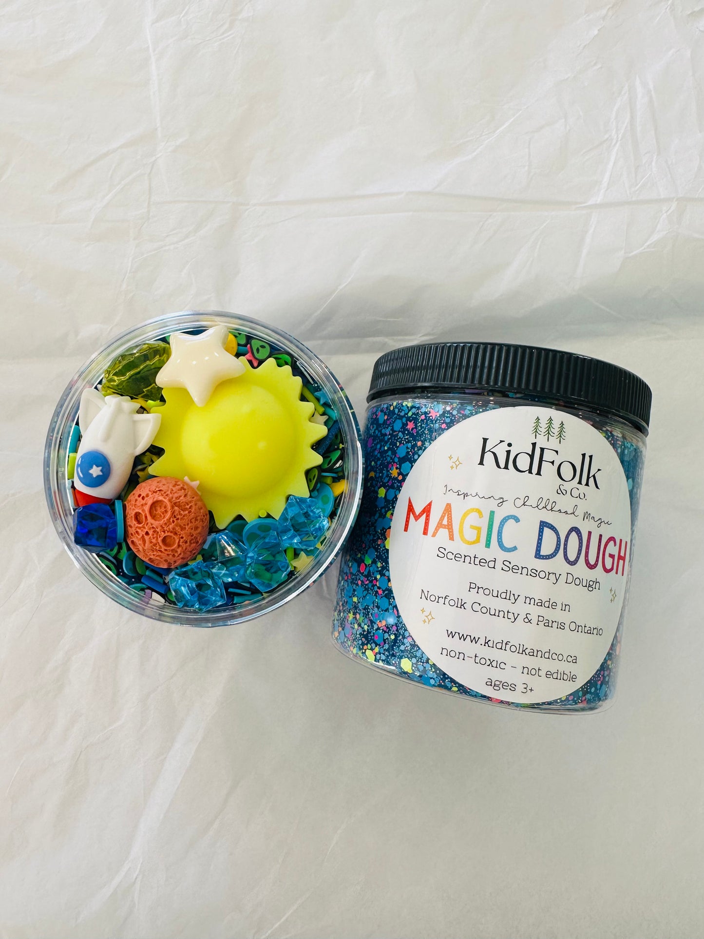 Cobalt Blue Magic Dough