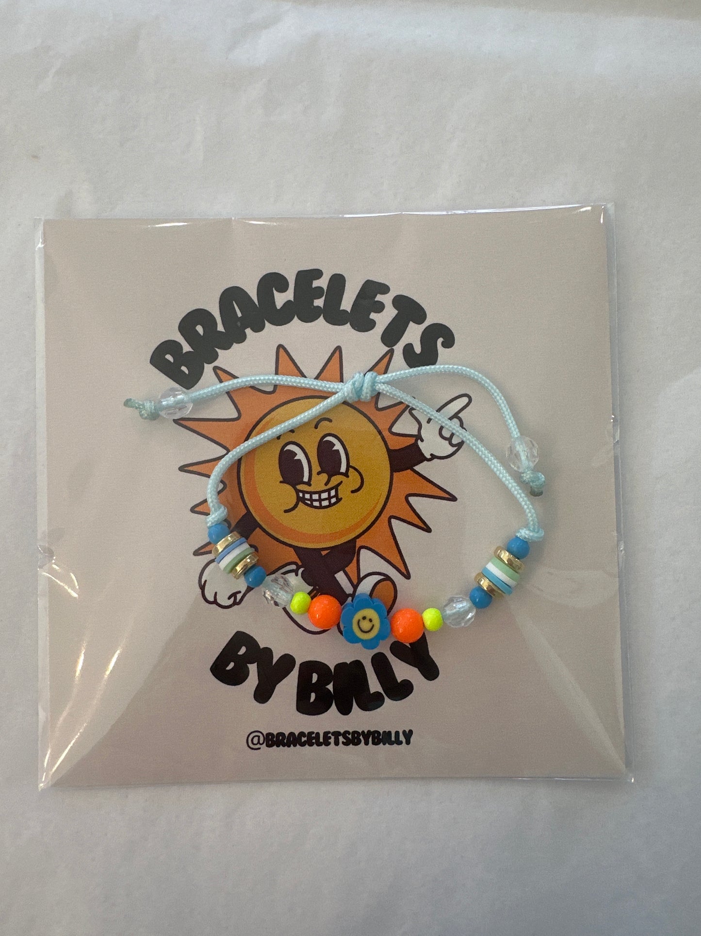 Blue Kids Adjustable Bracelet