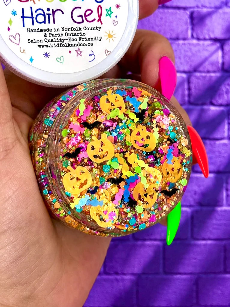 Halloween Glittery Hair Gel Mini Trio Pack