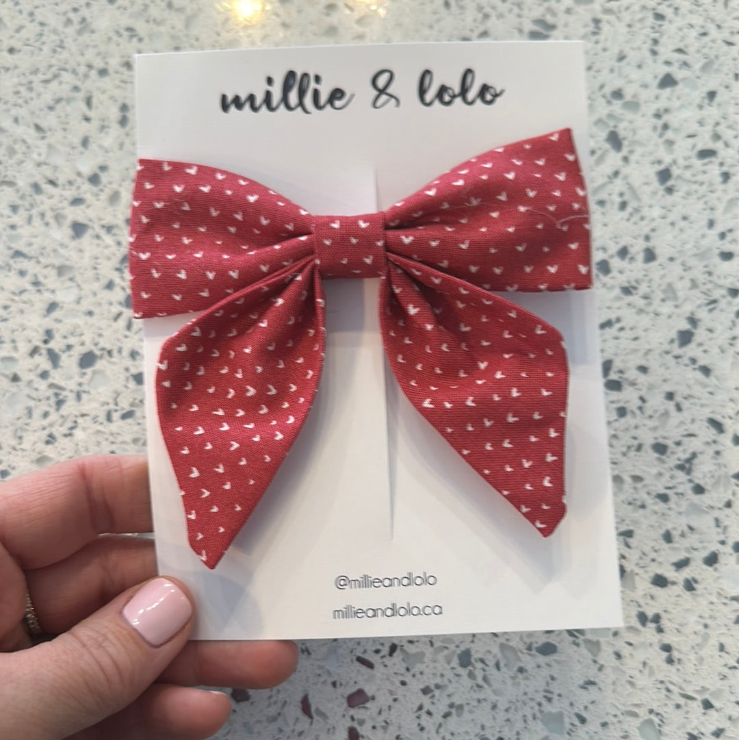Valentines Hand Tied Bows