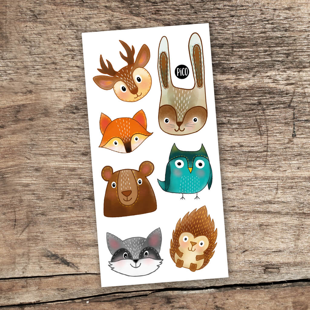 Animals Of The Forest Tattoos