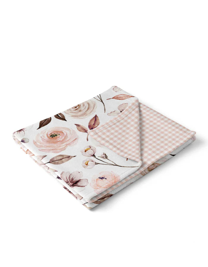 Water Colour Flower Blanket