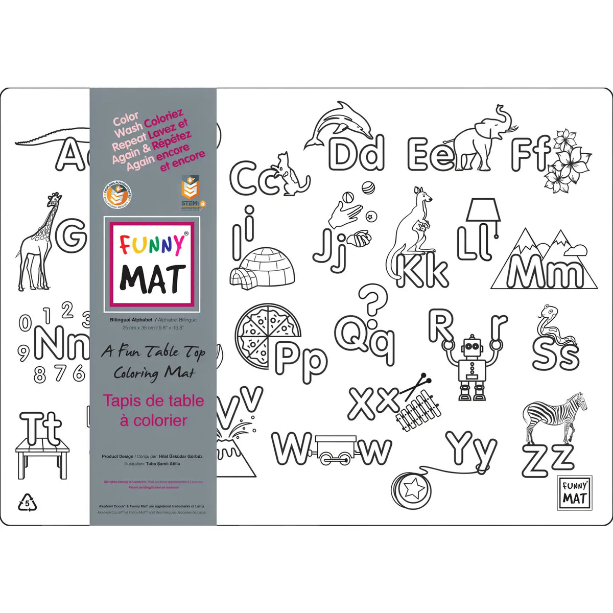Alphabet Colouring Mat