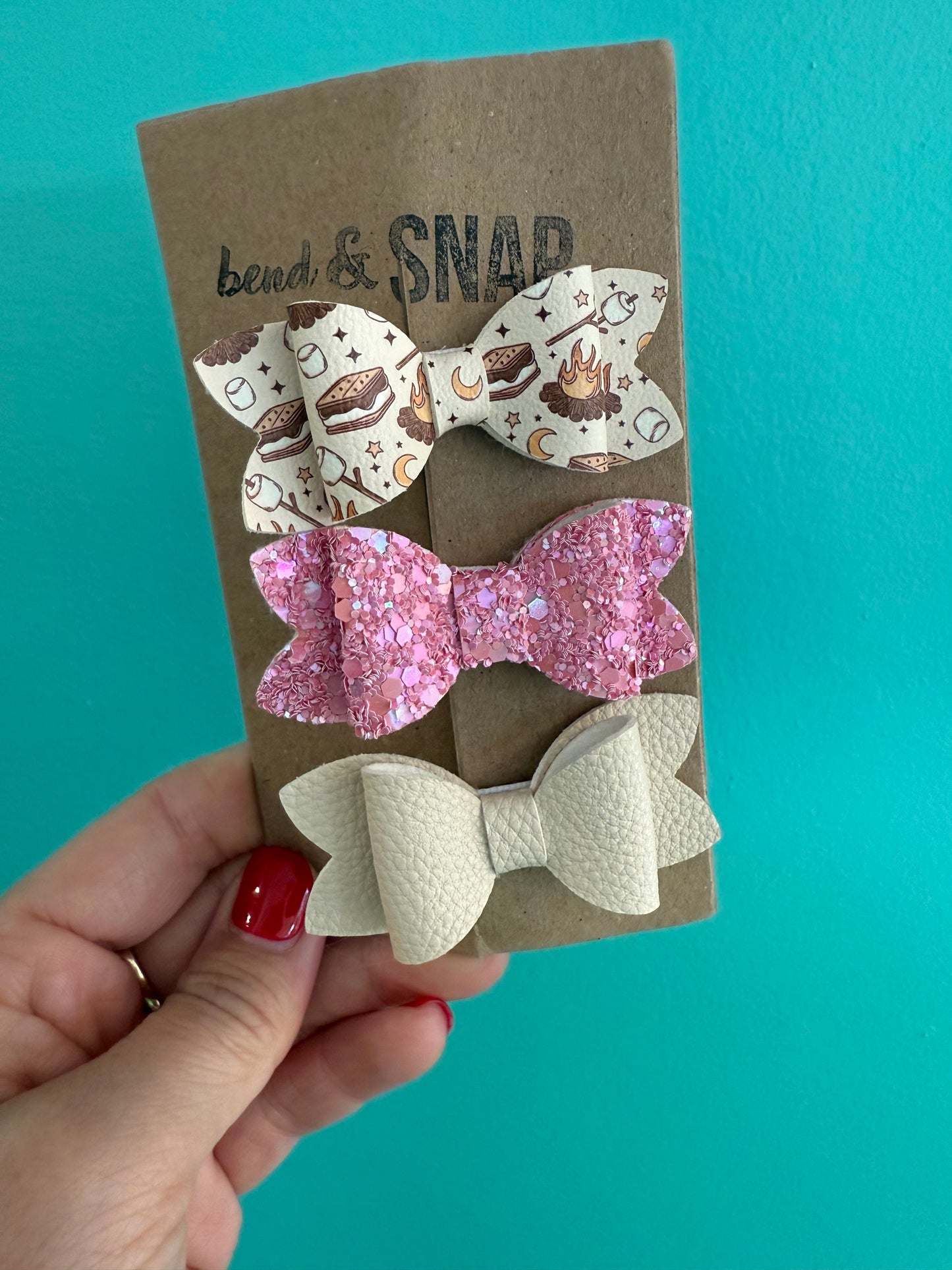 S'mores-Sparkle Pink/Beige 3 Pack