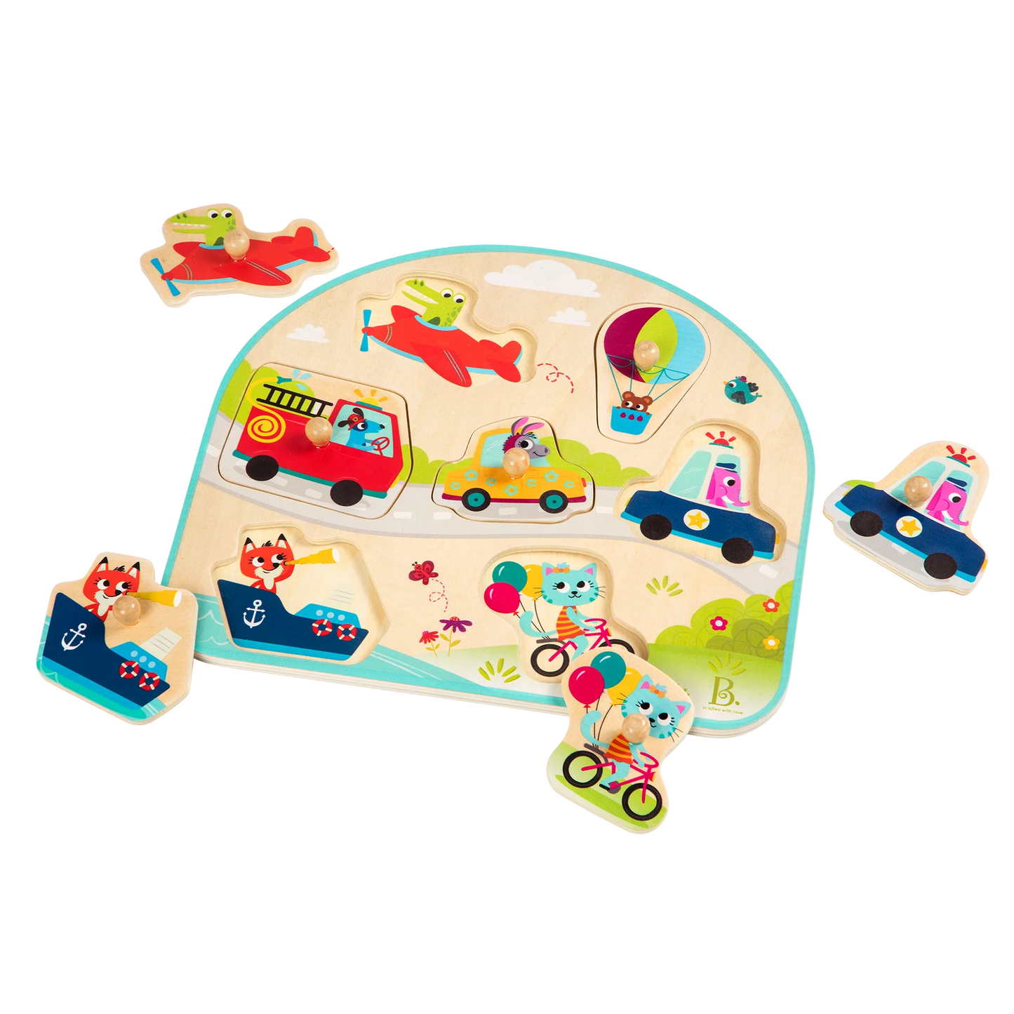 Vehicles On the Go! Wooden Puzzle