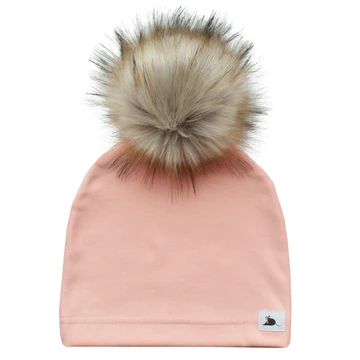 Blush Pom Pom Hat