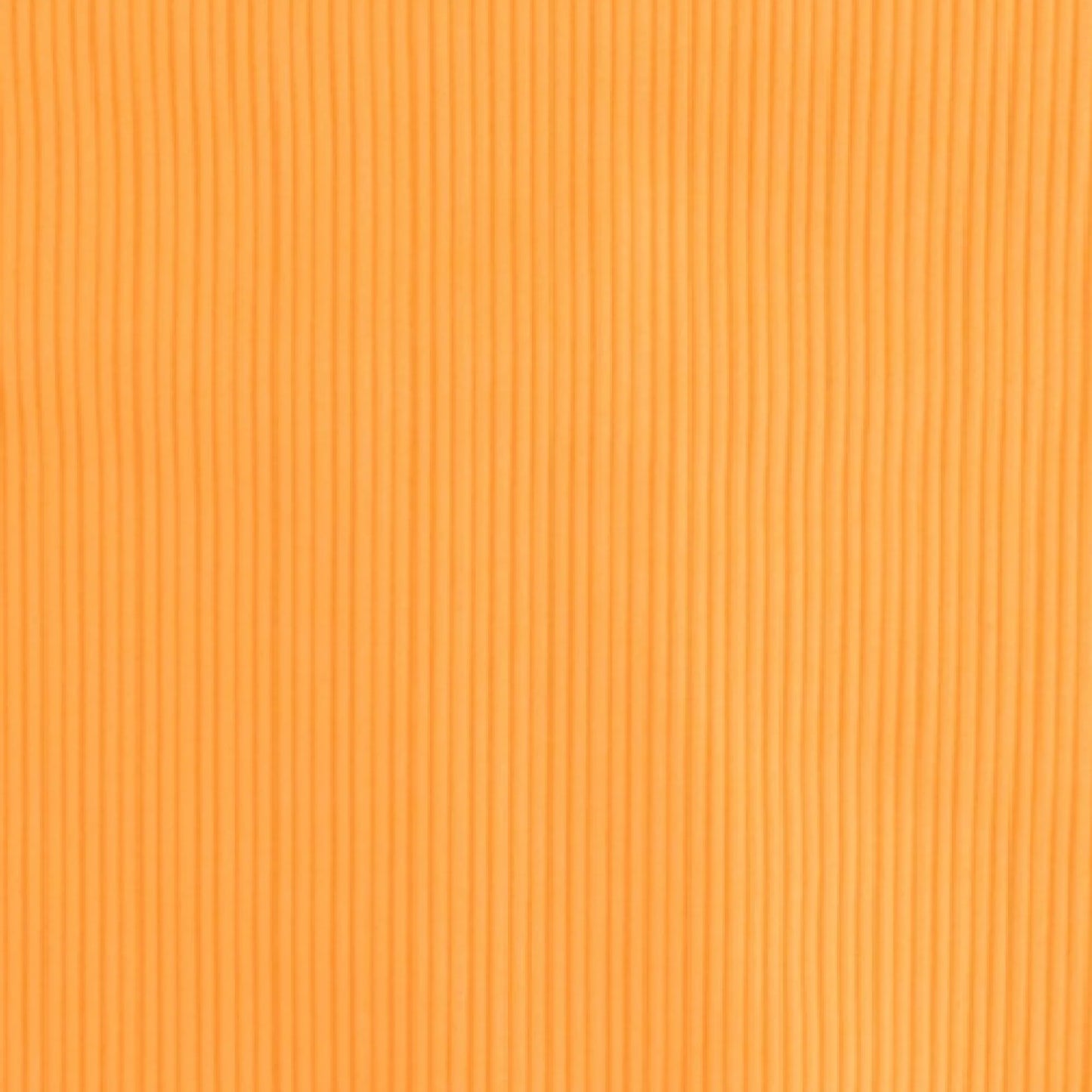 Neon Orange Solid Ribbed Sunsuit