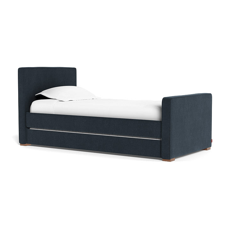 Floor Model Monte Deep Navy Twin Bed with Trundle