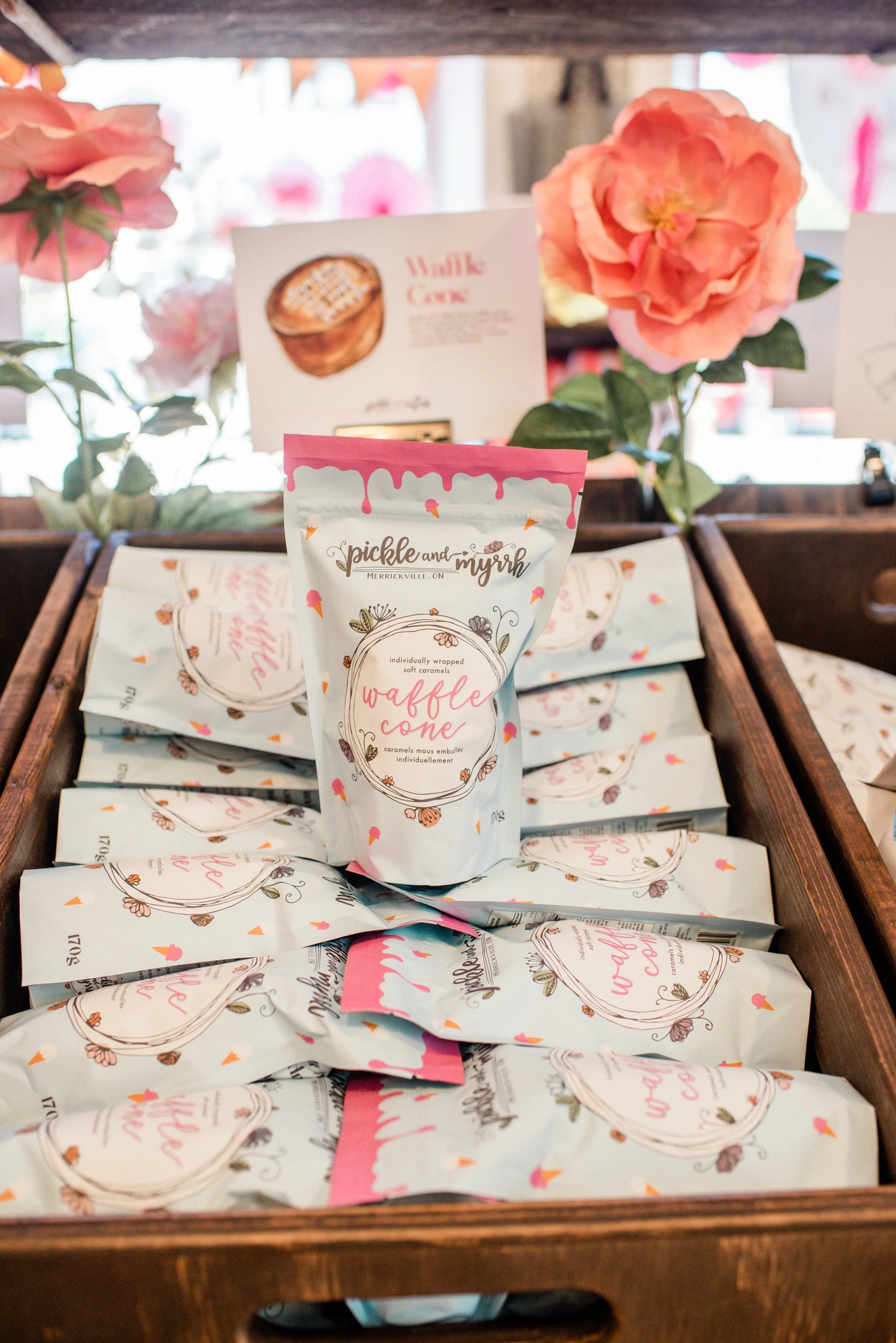 Waffle Cone Caramels