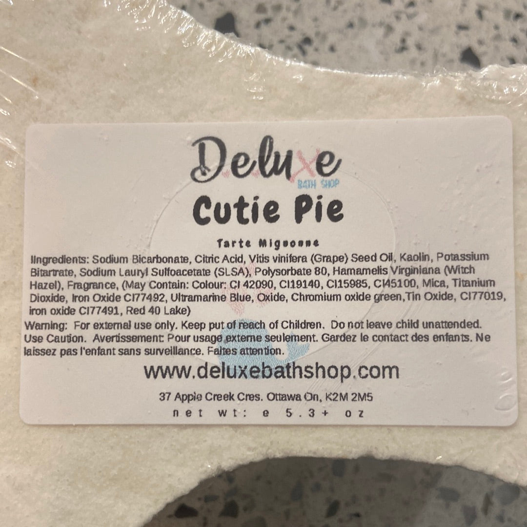 Cutie Pie ~ Luxe Bath Bomb Cutie Piel