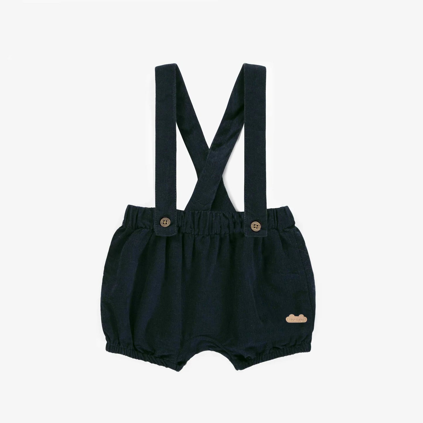 Baby Navy Corduroy Bloomer Overall