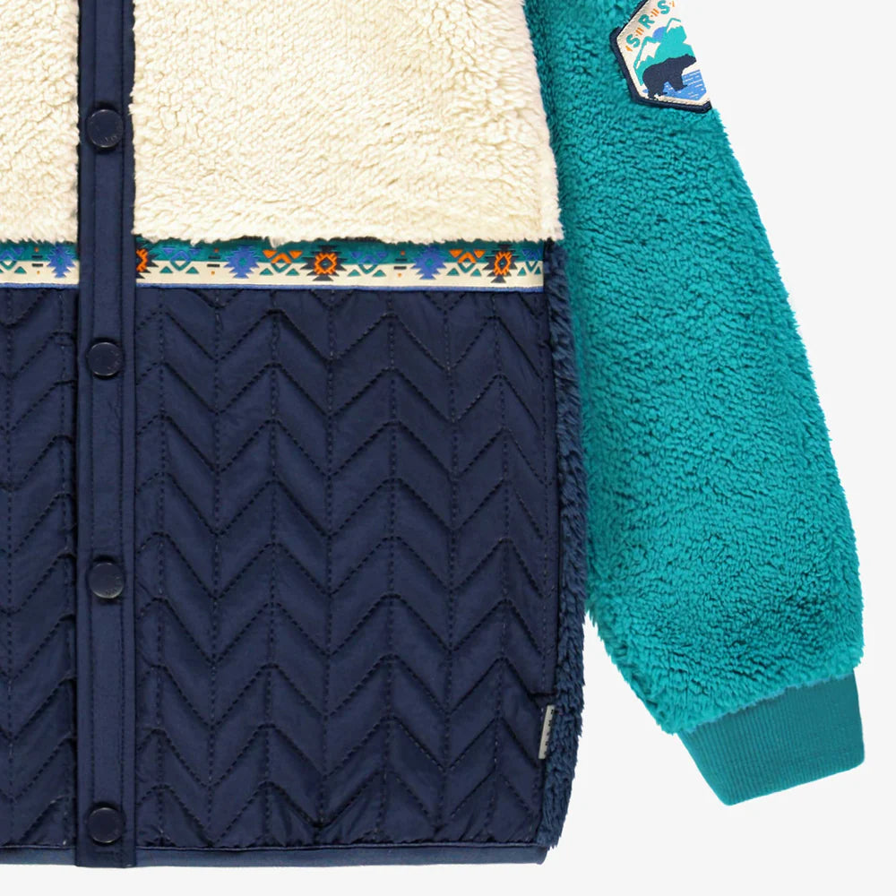 Children's Blue Plush Jacket