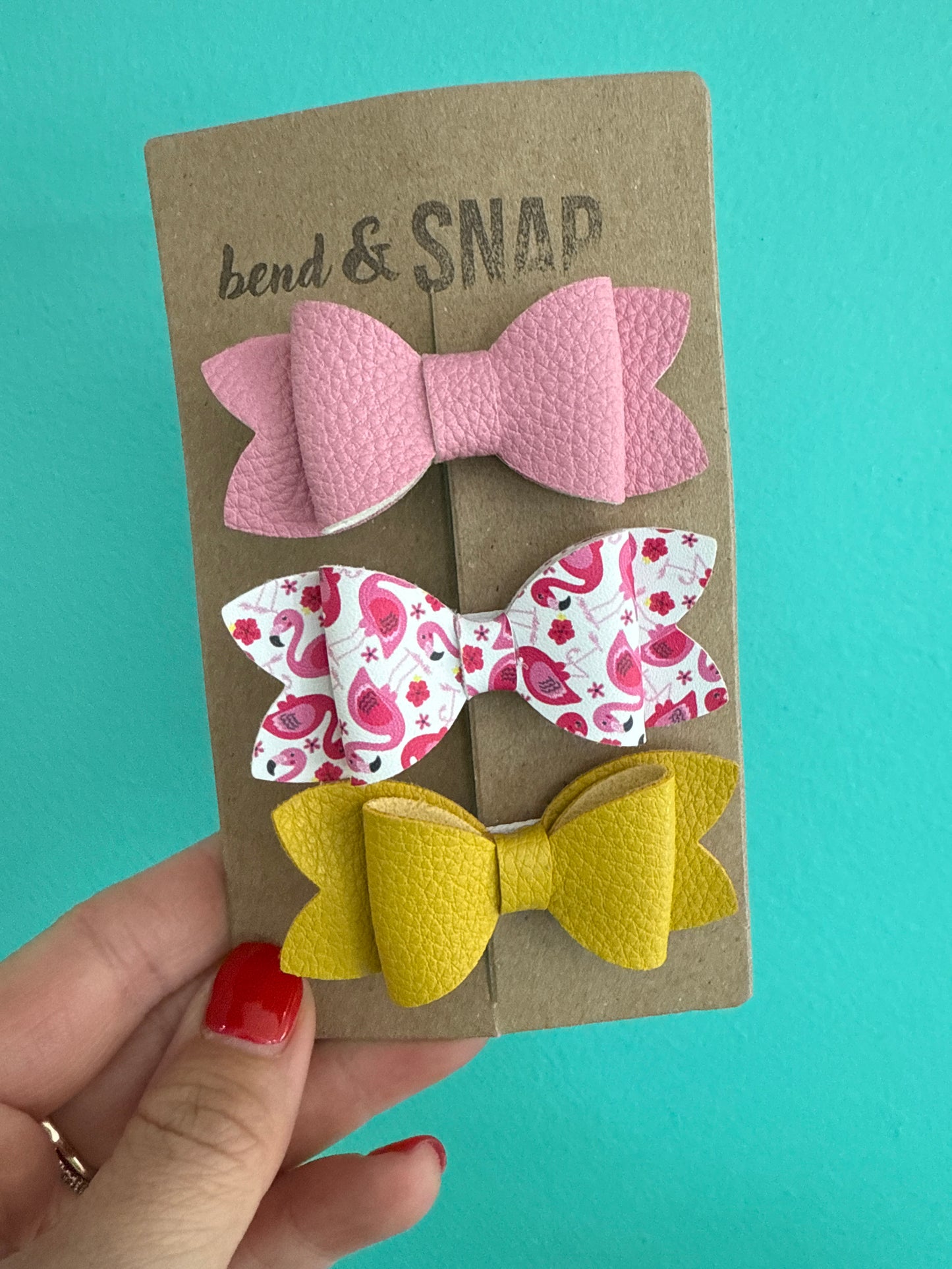 Pink-Flamingo-Mustard 3 Pack