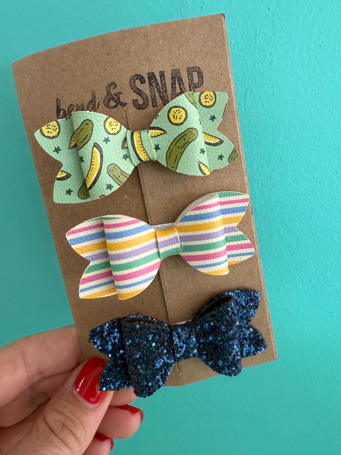Pickles-Stripe-Navy Sparkle 3 Pack