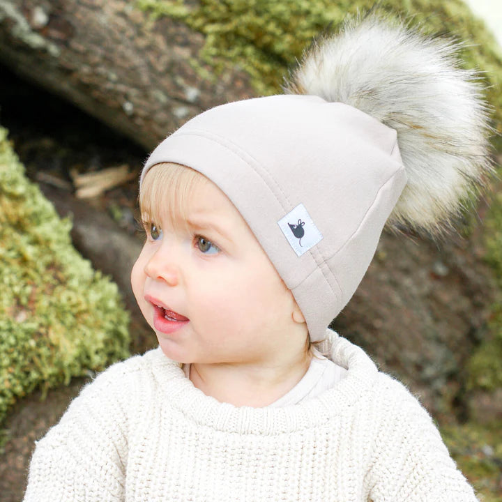 Fawn Pom Pom Hat