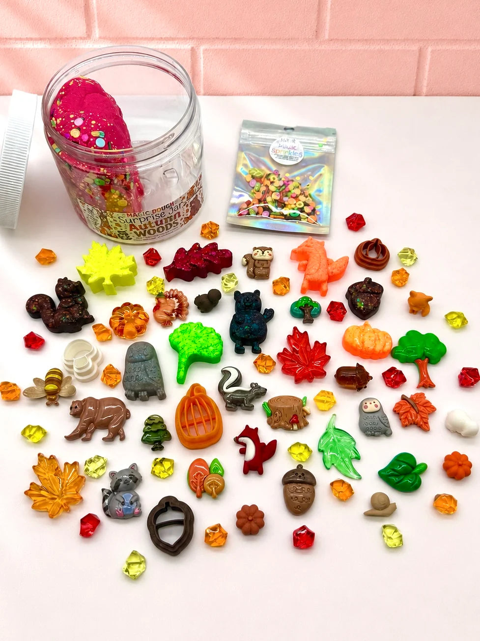 Autumn Woods Surprise Jar