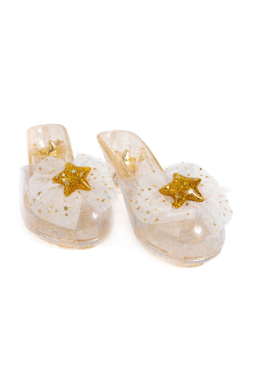 Gold Reigning Beauty High Heels