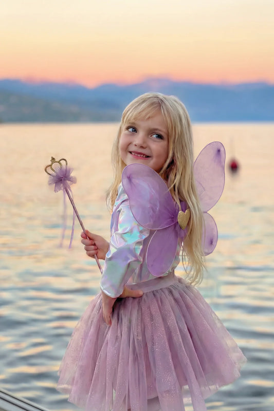 Royal Fairy Princess Skirt Set, Purple (4-6 Years)