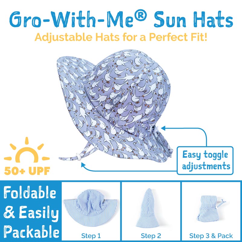 Cotton Floppy Hat - Anchors