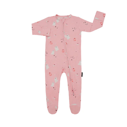 Pink Ghosts Sleeper/Romper