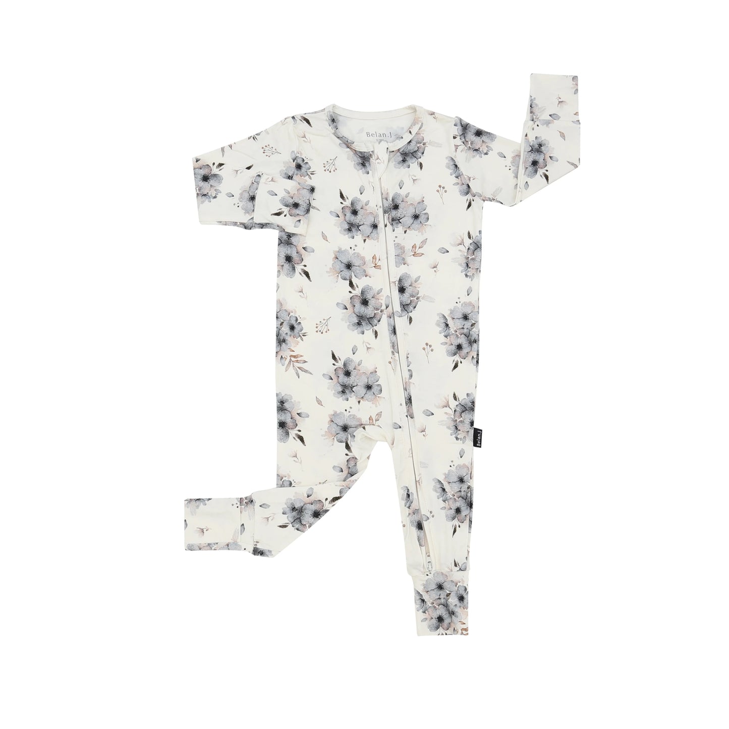 Zipper Sleeper - Frosty Floral