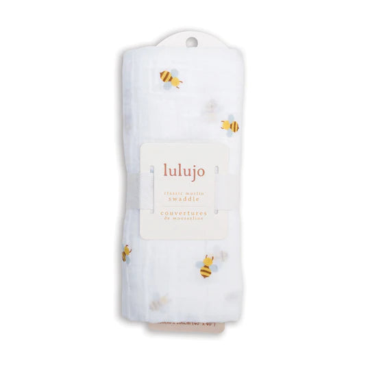 Bees - Muslin Swaddle