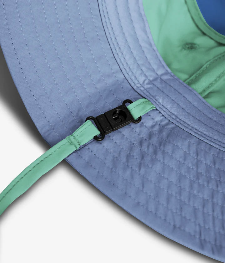 Lakeshore Nylon Bucket Hat Steel Blue