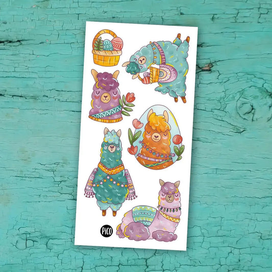 Easter Llamas Tattoos