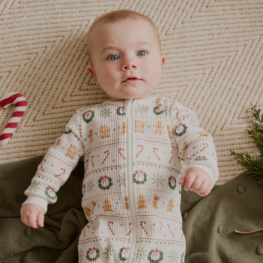 Holiday Treats Fair Isle Print on Thermal Sleeper