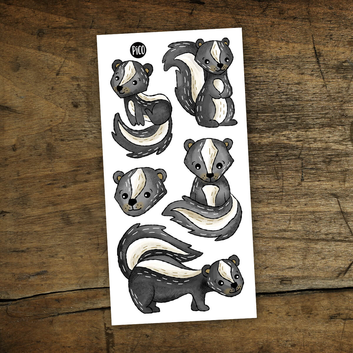 Cute Skunks Tattoos