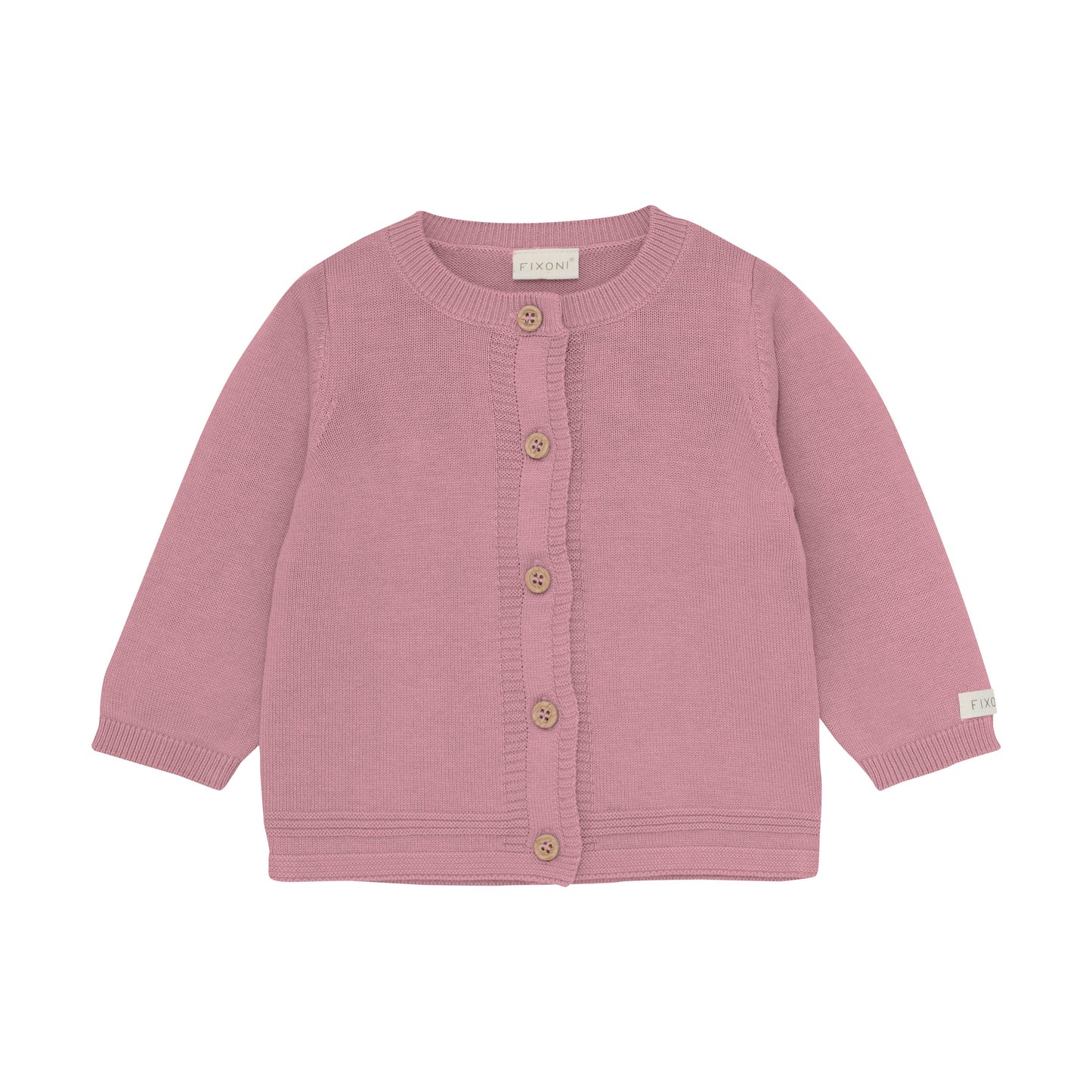 Rose Pink Knit Cardigan