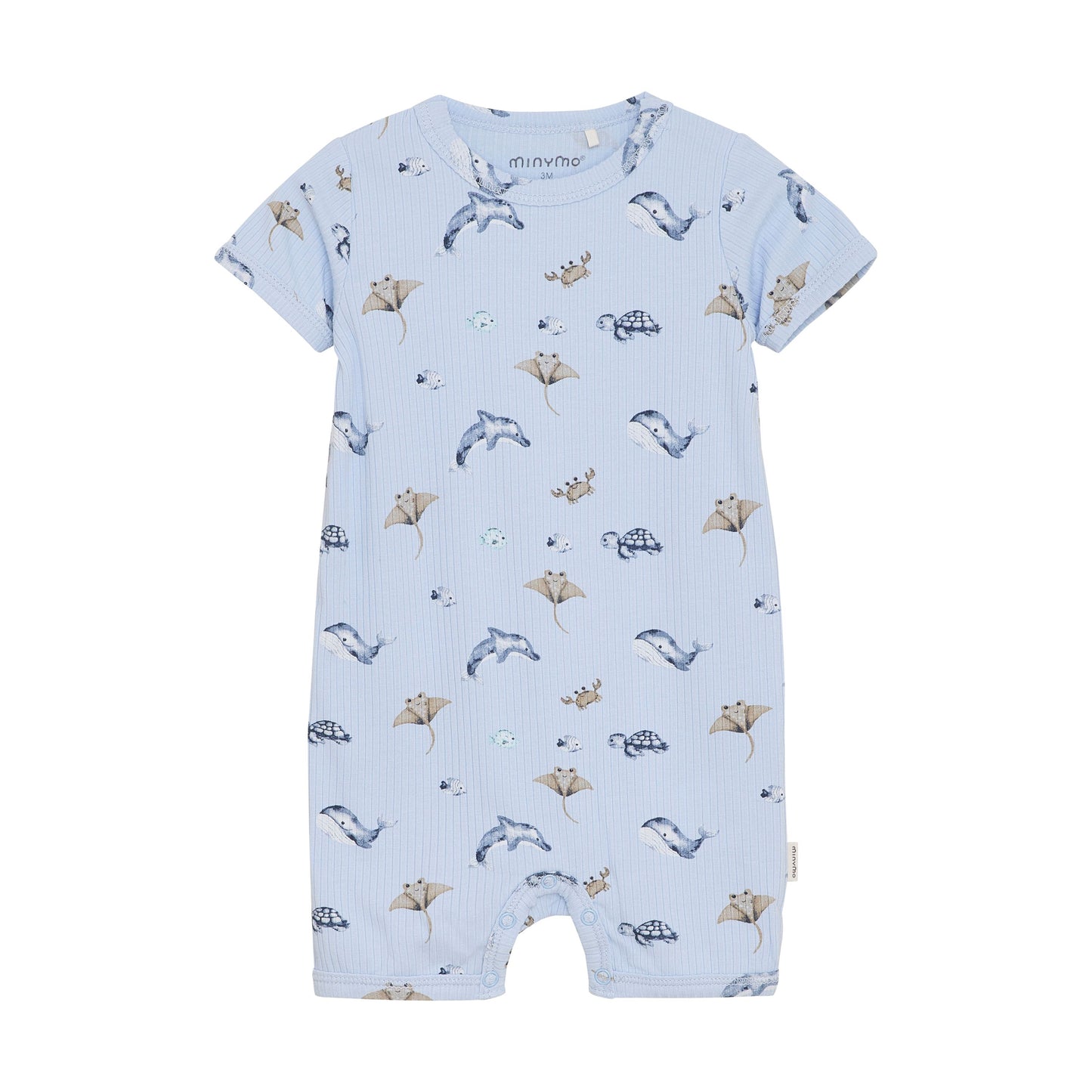 Ocean Friends Ribbed Romper