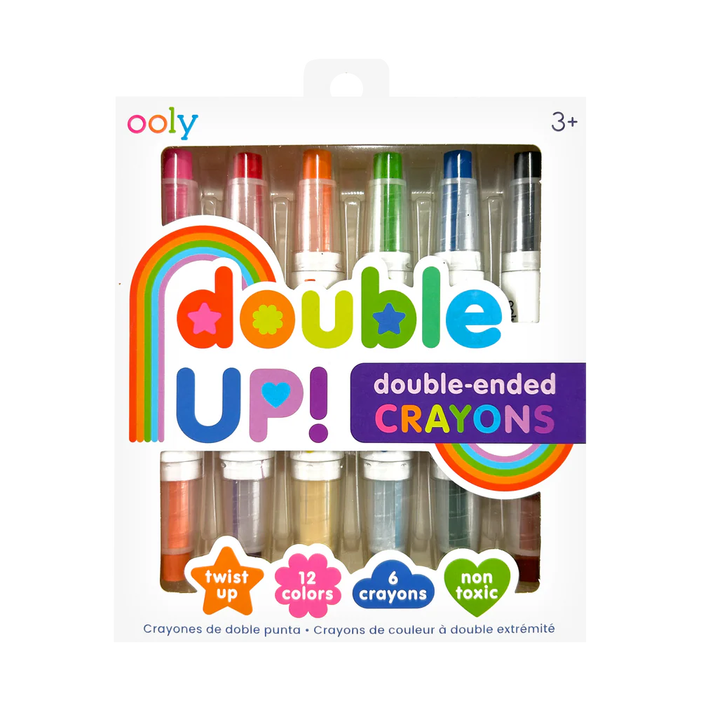Double Up! Double-Ended Crayons - Set of 6
