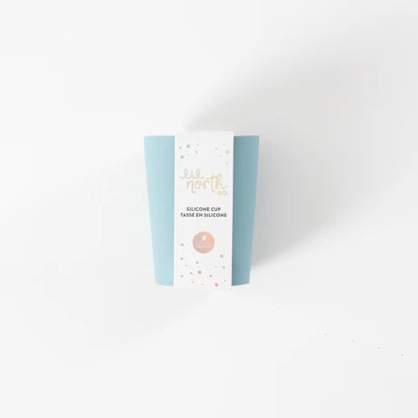 Pale Blue Silicone Cup
