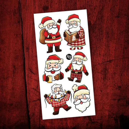 Santa in pajamas Tattoos