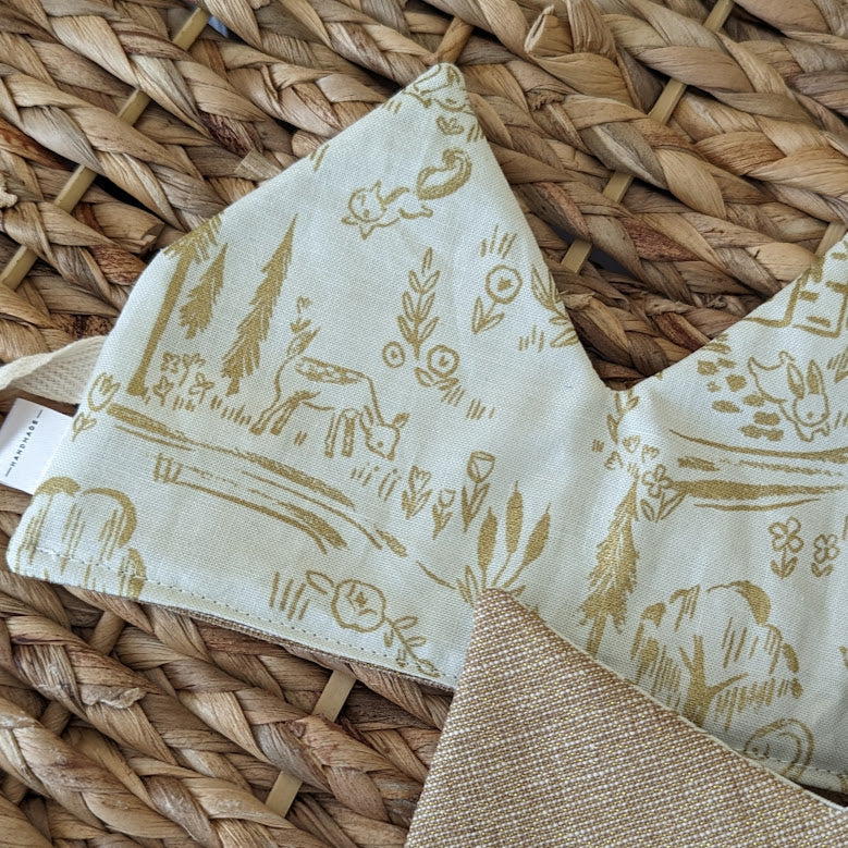 Metallic Gold Woodland Crown