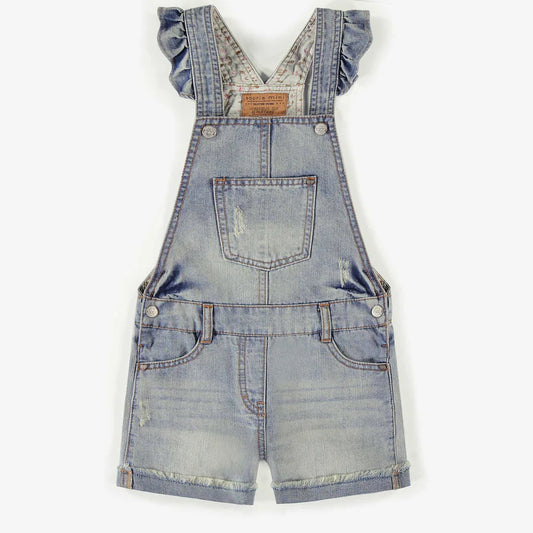 Kids Denim Short Overall Size 4