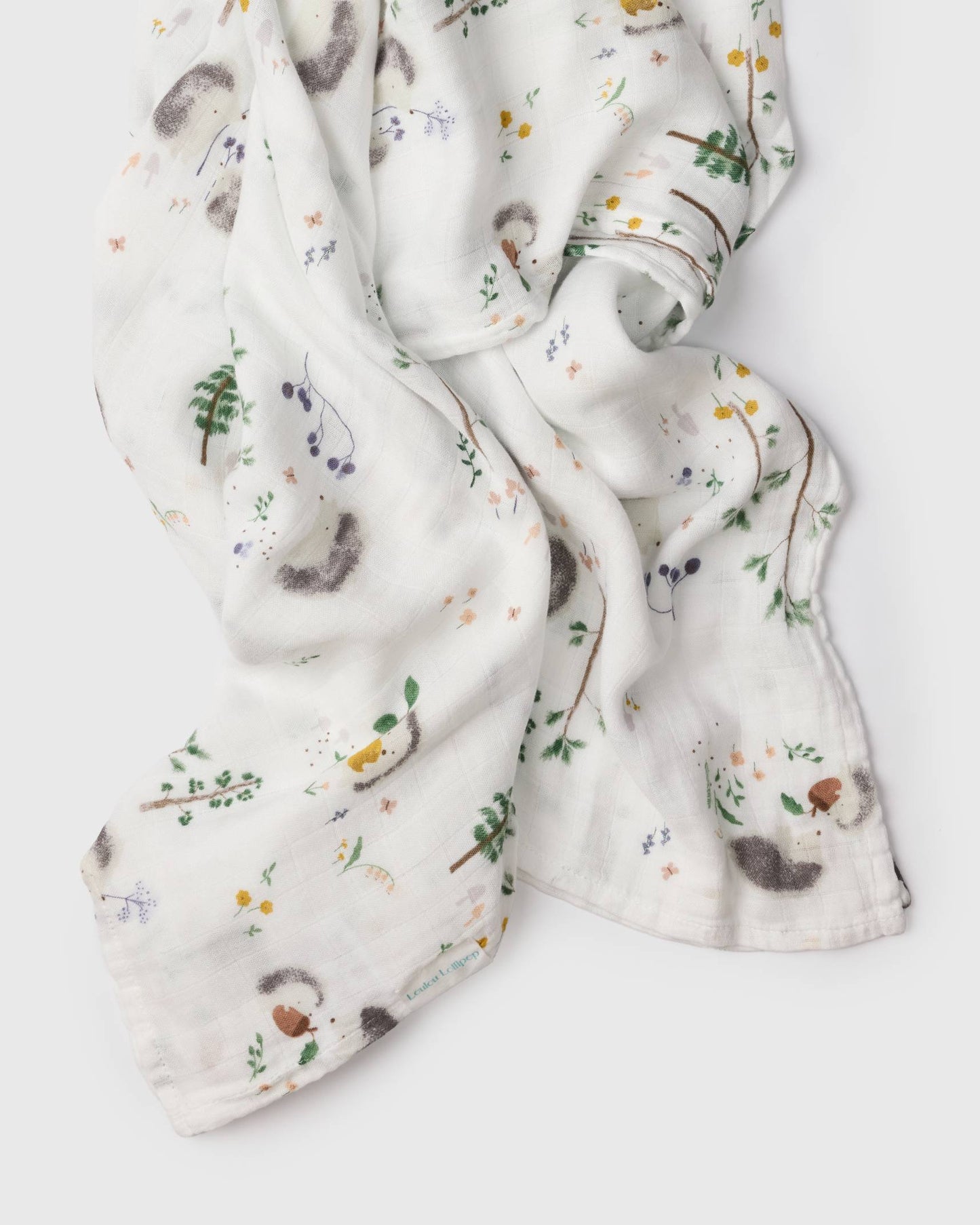 Hedgehogs Muslin Swaddle