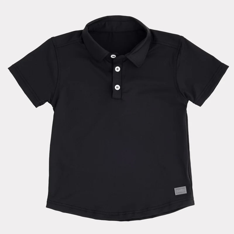 Black Athletic Polo