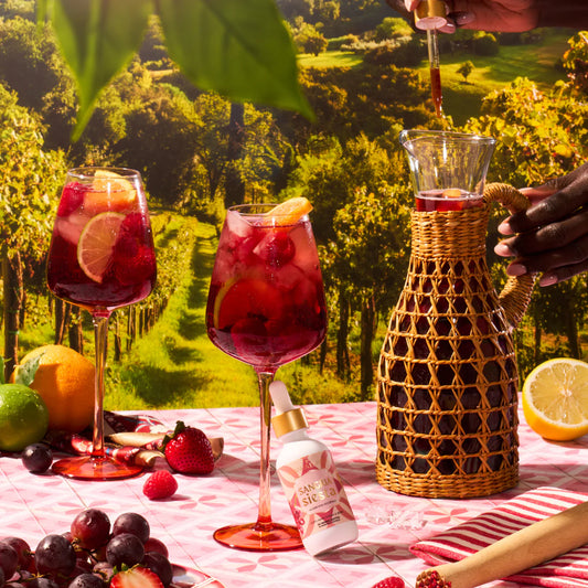 Sangria Siesta - Mushroom Mocktails