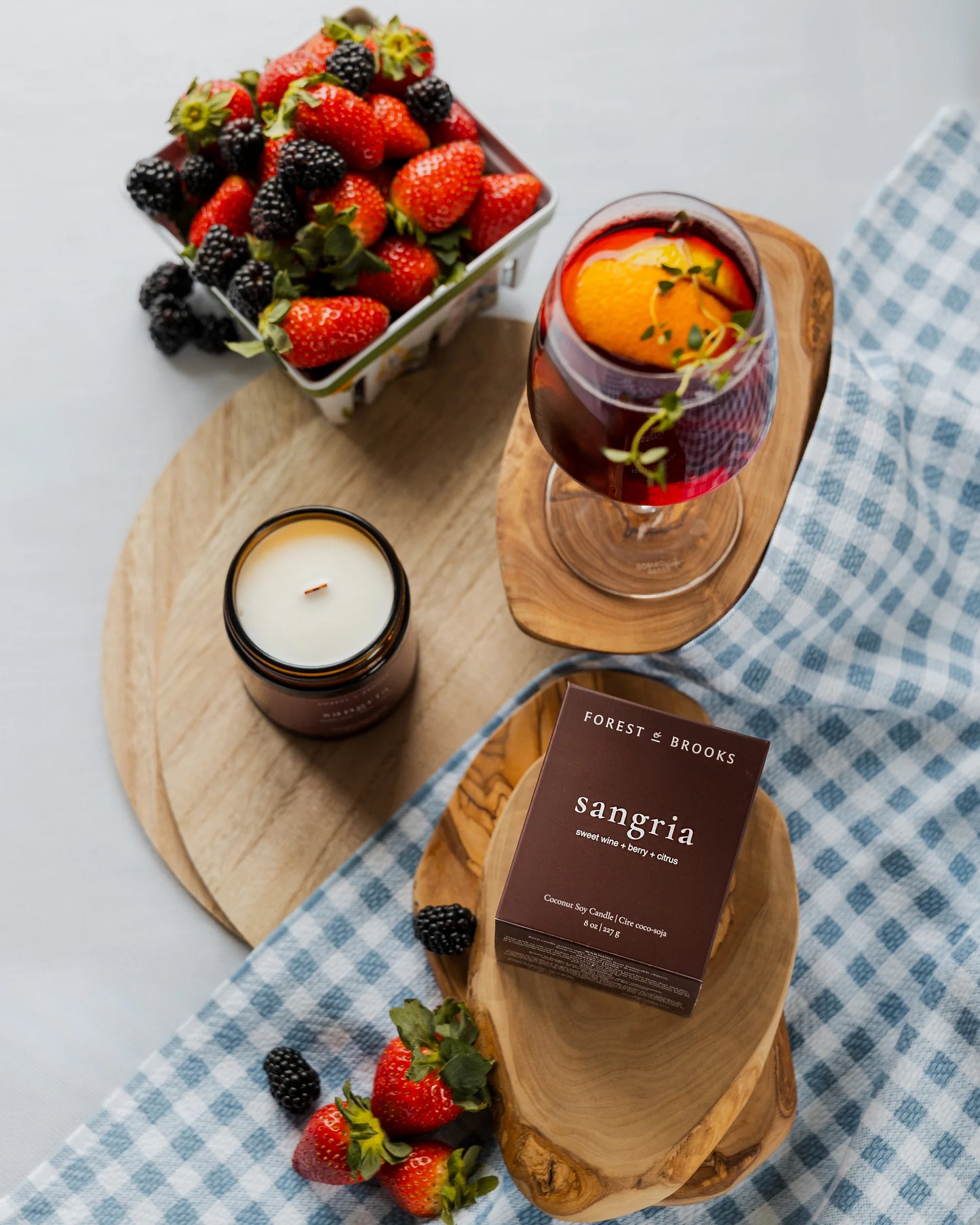 sangria | wooden wick