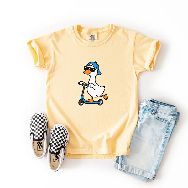 Scooter Goose Tee - Butter