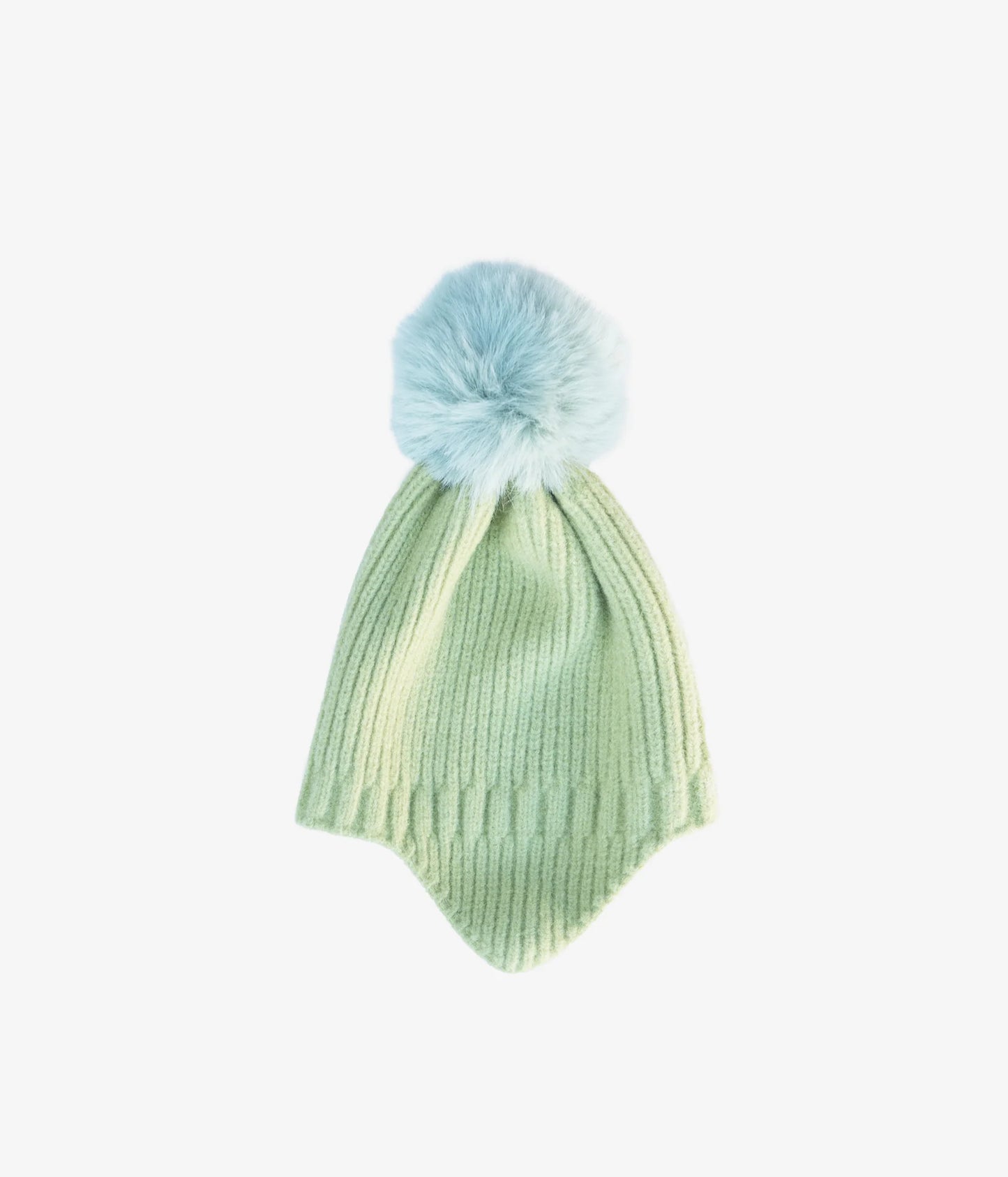 Scout Toque - Green/Blue Pom
