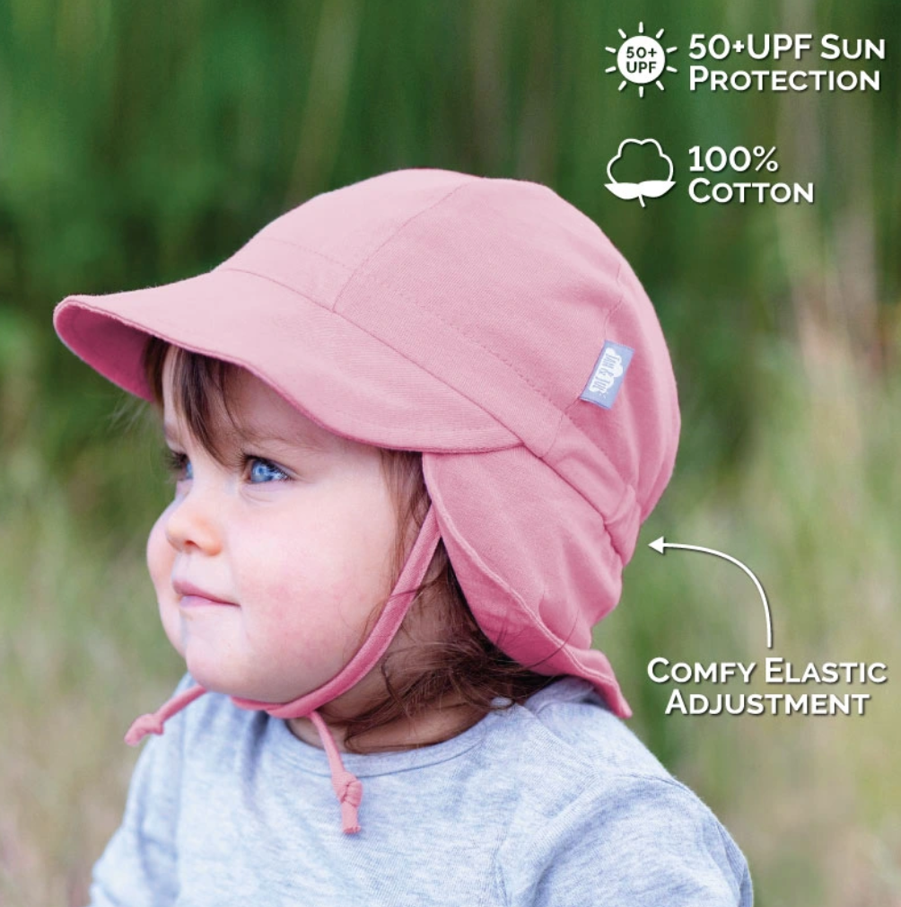 Grey Sun Soft Baby Caps