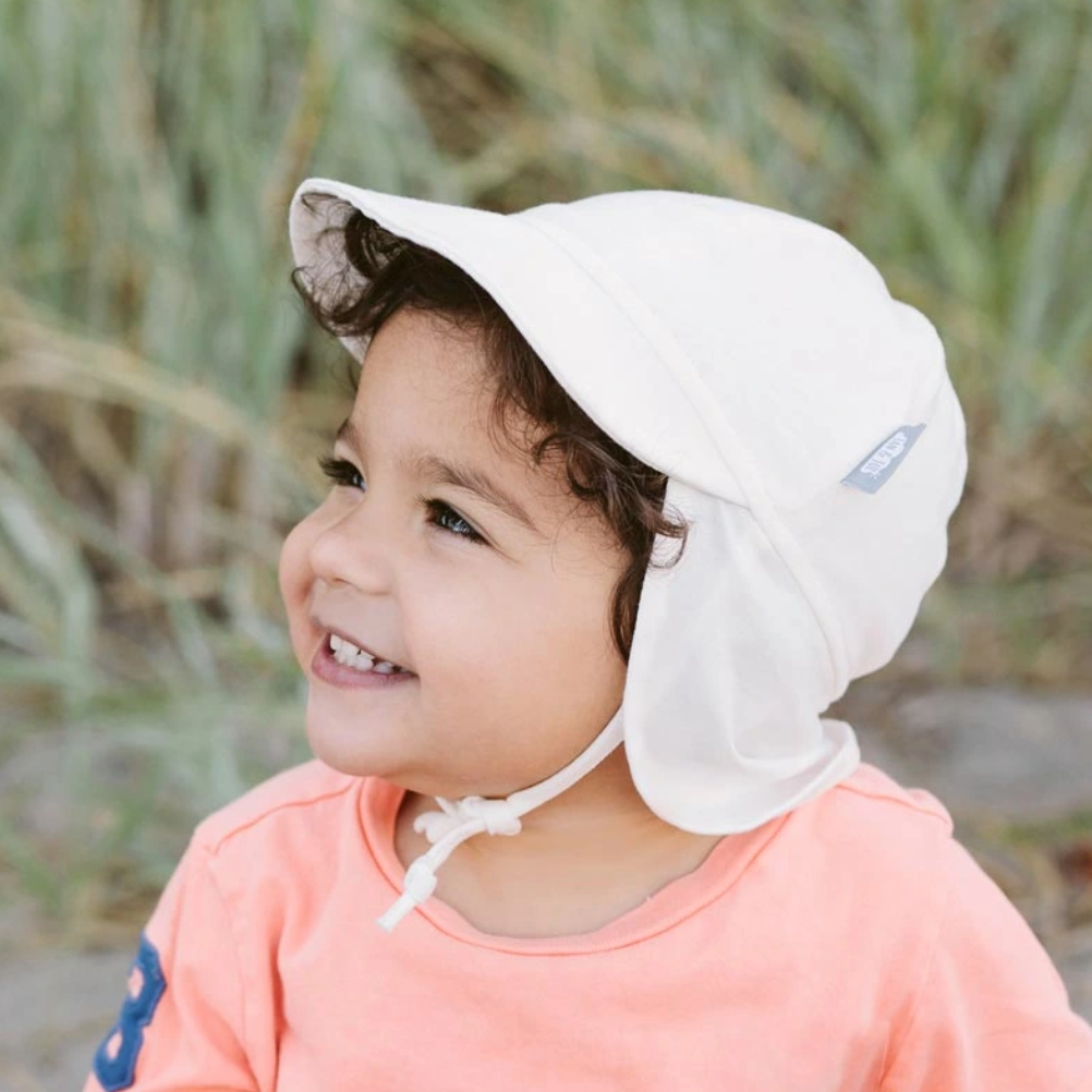 White Sun Soft Baby Caps